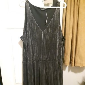 Silver shimmer dress